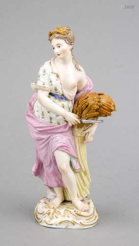 Figure, Meissen, arout 1890, 1st choice, allegory of the autumn, qualitativ