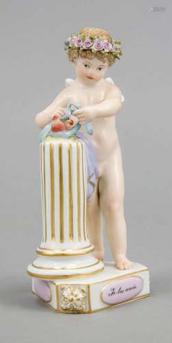 Amorette, Meissen, mark 1850-1924, 1st quality, designed by Michel Victor A