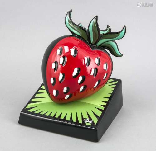 Strawberry, Pop Art Object, Goebel, Artis Orbis, 21st Century, Designed by