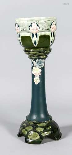 Flower column with planter, Art Nouveau, 1st half of the 20th century, majo