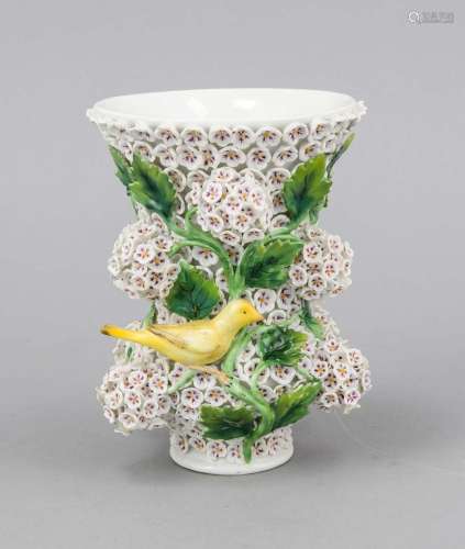 Snowball vase, Meissen, brand 1850-1924, 1st choice, designed by Johann Joa