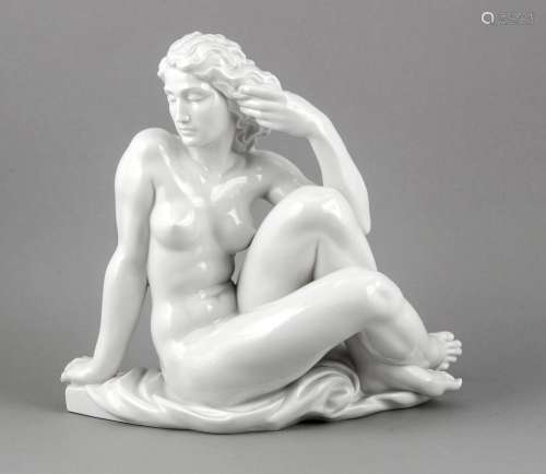 Sehr große Figur, Meissen nach 1950, Entwurf: Robert Ullmann 1940, die Scha