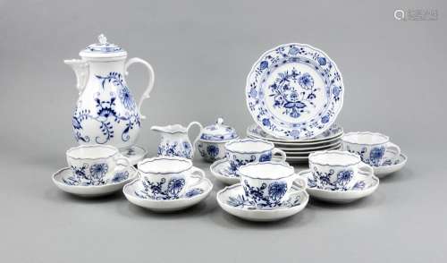 Coffee service for 6 persons, 22 pcs., Meissen, mark after 1934, 1st qualit