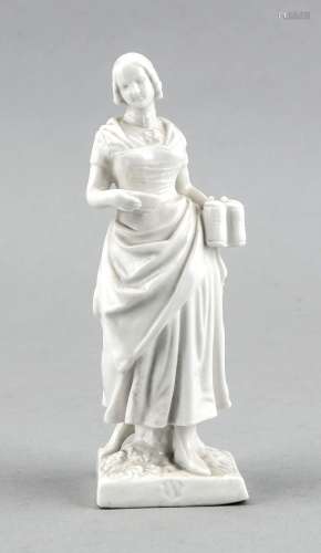 Bavarian waitress with beer steins, Nymphenburg, 20th cent., Edition of the