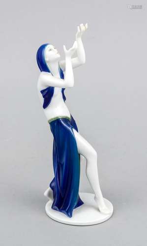 Prayer dancer, Rosenthal, mark of the art department Selb, 1937, design Gus