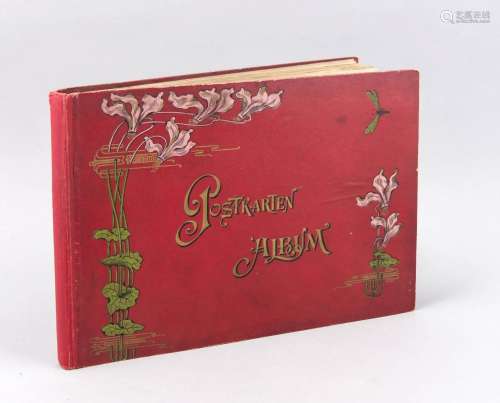Album mit ca. 166 Ansichtskarten, Deutschland, um 1900/10, teils lithograph
