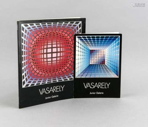 Ausstellungskatalog Vasarely (Junior Galerie), Arbeiten von 1937-1978, mit