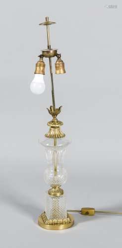 Lamp, 2nd half of the 20th century, 2nd floor, electr., Polished, colorless