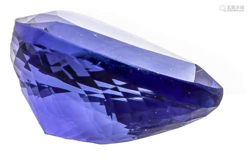 Tanzanite 10.6 ct, drop-cut, of excellent quality, color, brilliance and pu