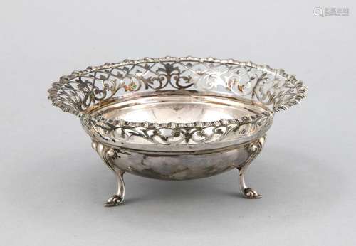 Round bowl, England, 1919, hallmarked James Dixon & Sons, Sheffield, Sterli