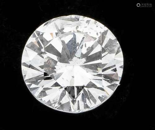 Brilliant 1.08 ct W / SI-PI, 6.60 x 4.02 mm