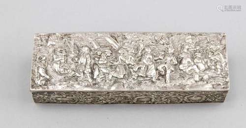 Rectangular Historism-Tabatiere, German around 1900, hallmarked Weinranck &