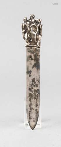 Letter Opener, France, 20th century, hallmarked Christofle, Paris, plated,