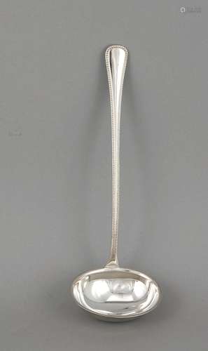 Soup ladle, German, 20th century, hallmarked Bremer Silberwarenfabriken, si