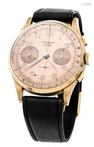 Chronographe Suisse men's wristwatch RG 750/000 with stop function, antimag