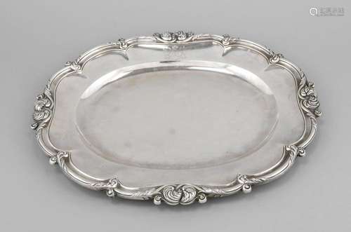 Tray, France, around 1900, hallmarked Odiot, Paris, Sterling silver 925/000