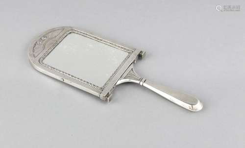 Hand Mirror, Austria-Hungary, around 1900, city letter Vienna, silver 800/0