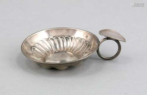 Wine tasting bowl, France, end of the 19th century, marked, sterling silver