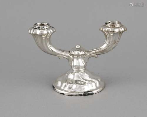 Candlestick, German, 20th cent., hallmarked Jakob Grimminger, Schwäbisch Gm