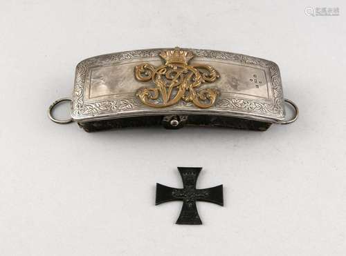 Bullet pouch, England, around 1900, hallmarked Bent & Parker, Birmingham, S