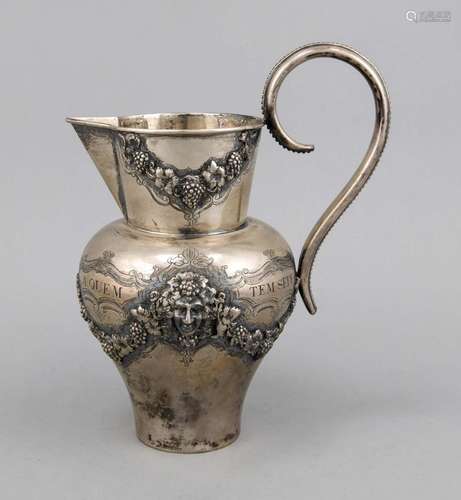 Mug, Portugal, 20th century, city mark Porto, silver 833/000, round base, b