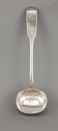 Soup ladle, hallmarked Russia, 1852, St. Petersburg, silver 84 zolotniki (8