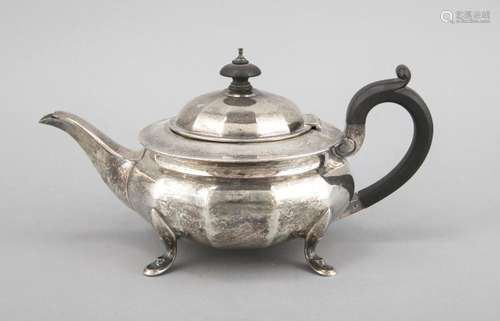 Teapot, England, 1925, hallmarked Docker & Burn, Ltd., Birmingham, Sterling