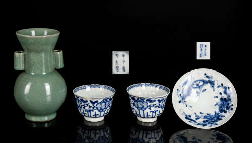 Group Of 18-19th Antique Porcelains
