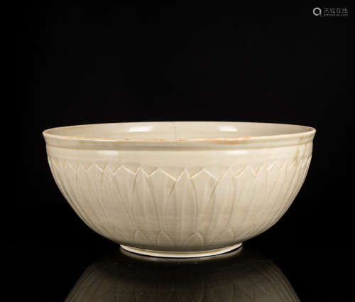 Liao Period Antique Dingyao Large Bowl