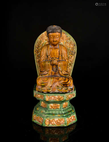 Ming Antique Sancai Shakyamuni