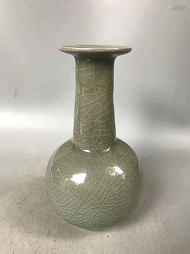 A ROYAL KILN CELADON-GLAZED VASE