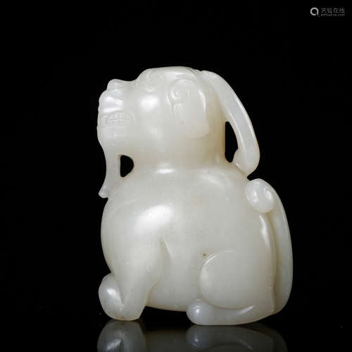 CHINESE WHITE JADE BEAST