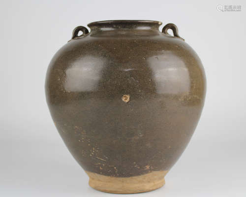 A TEADUST GLAZED JAR