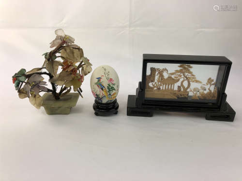 ESATE THREE ASIAN ITEMS NO RESERVE