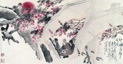 徐培晨（b.1951） 2013年作 红了樱桃 软片 设色纸本