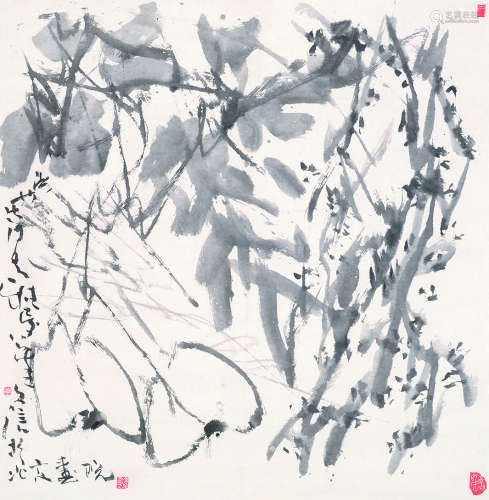 李文信（1927～2006） 葫芦 软片 纸本