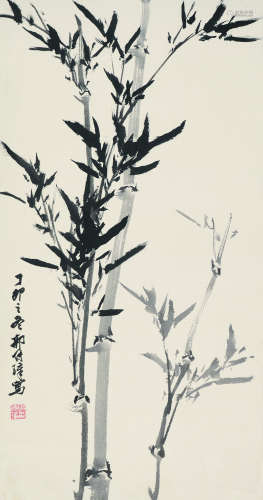 郭传璋（1912～1990） 1987年作 竹 立轴 纸本