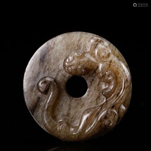 CHINESE JADE CHILONG PENDANT