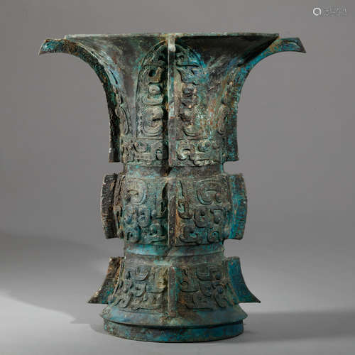 CHINESE  BRONZE VESSELS “ZUN