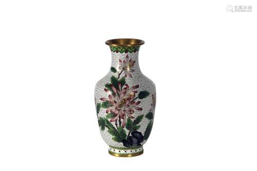 JAPANESE MEIJI PERIOD CLOISONNE VASE