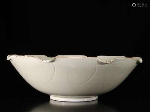 A SONG DYNASTY DING WARE LOTUS BOWL