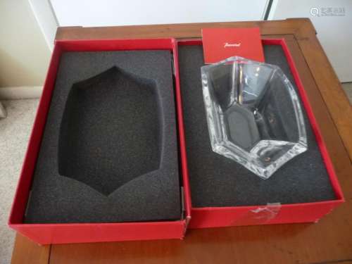 BACCARAT CRYSTAL CANDY DISH --NIB