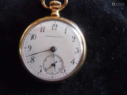 TIFFANY & CO 18K POCKET WATCH