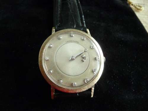 LONGINES 14K DIAMOND MYSTERY DIAL WATCH