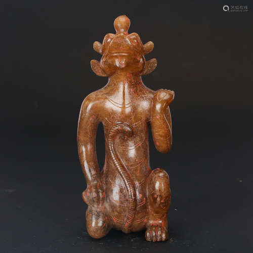 CHINESE JADE FIGURINE