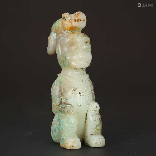 CHINESE JADE FIGURINE