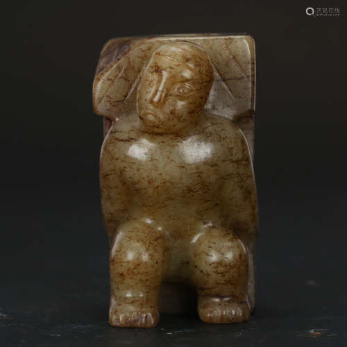 CHINESE JADE FIGURINE