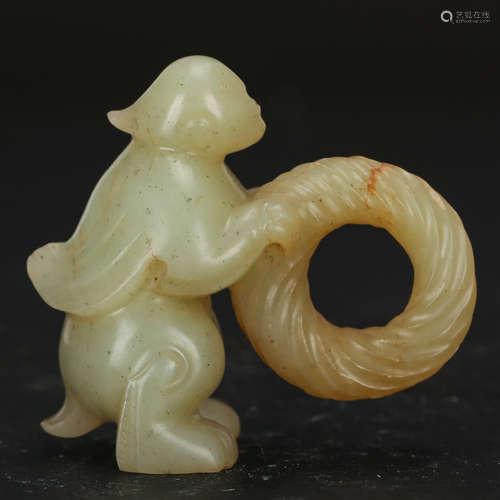 CHINESE JADE FIGURINE