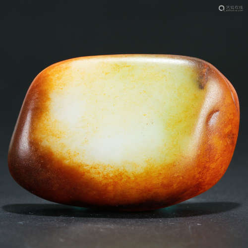 CHINESE NATURAL HETIAN NEPHRITE JADE PEBBLE