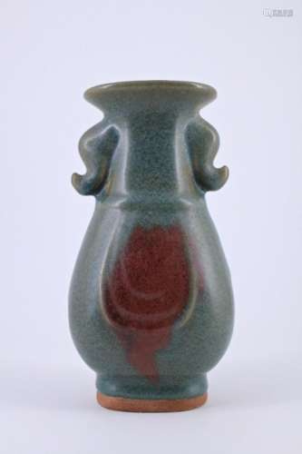 Song Junyao Porcelain With Red Mark Vase
